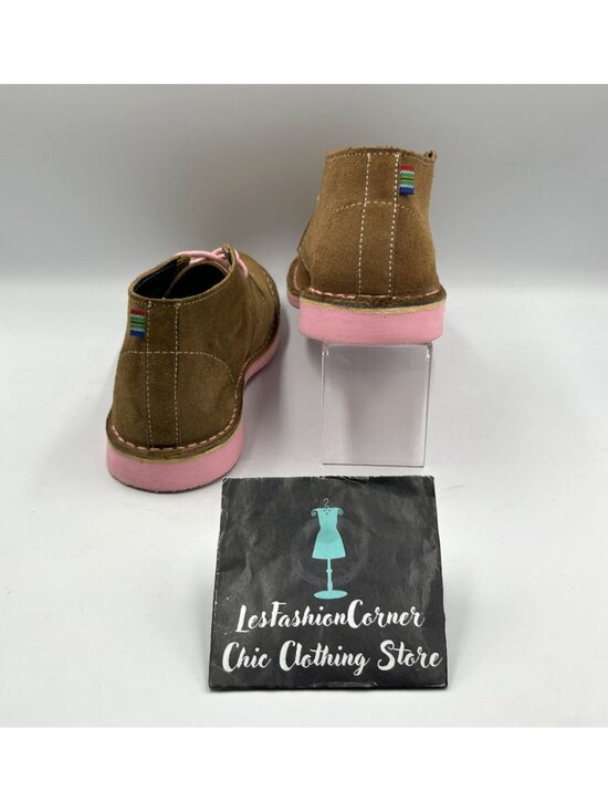 Veldskoen Tan Suede Heritage Uhambo Pink Sole Chukka Boot 8 Men’s/Women’s 10 main image 11